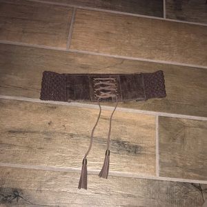 FREE Brown Belt With Purchase | tie-string